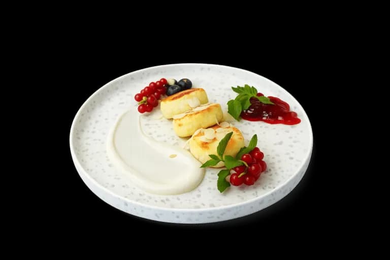 Papanasi with Sour Cream & Jam