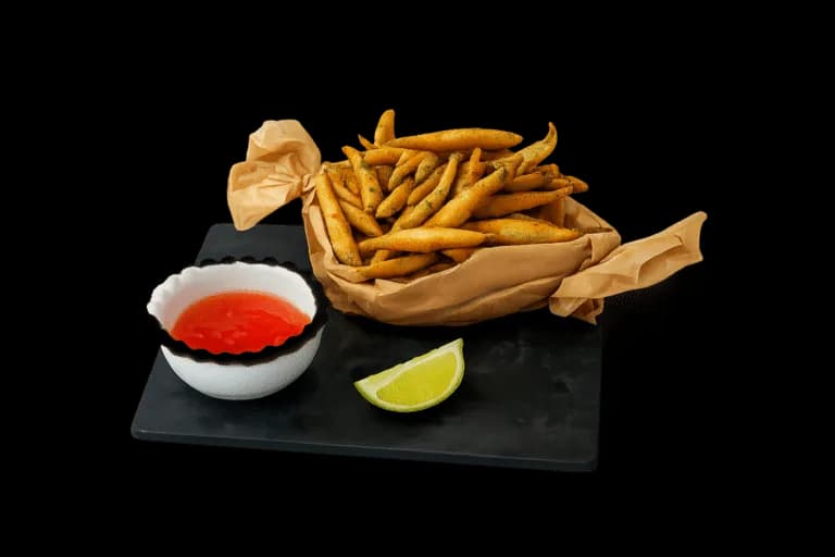 Breaded Small Fish with Lime