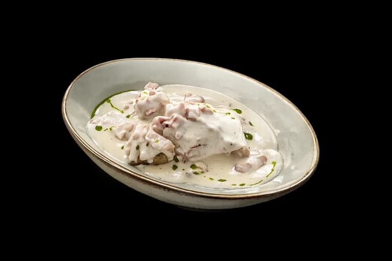 Pork Tenderloin in Bacon & Truffle Sauce