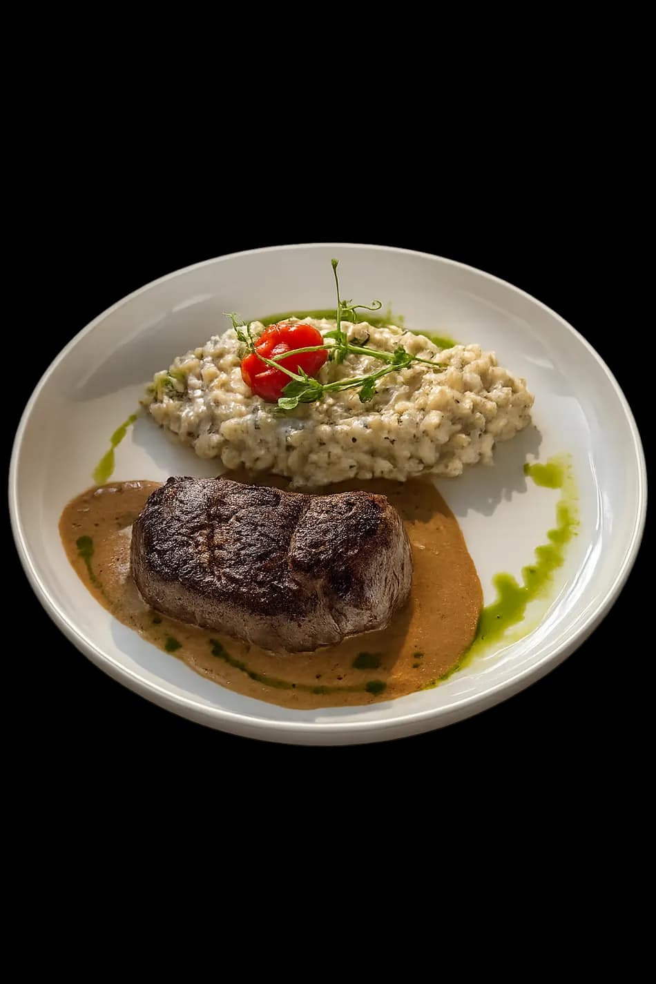 File mignon cu risotto