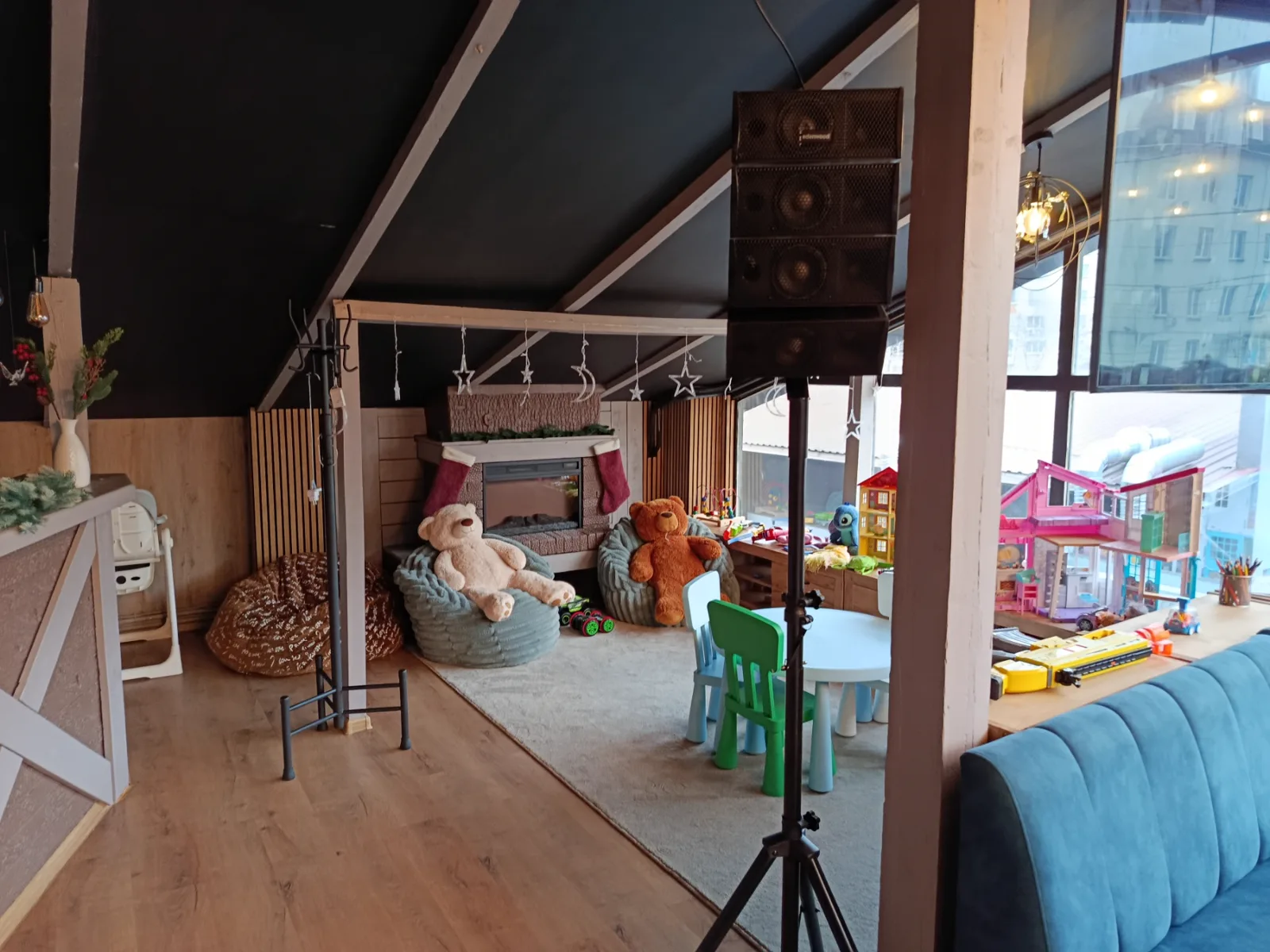 Kids corner with teddy bears